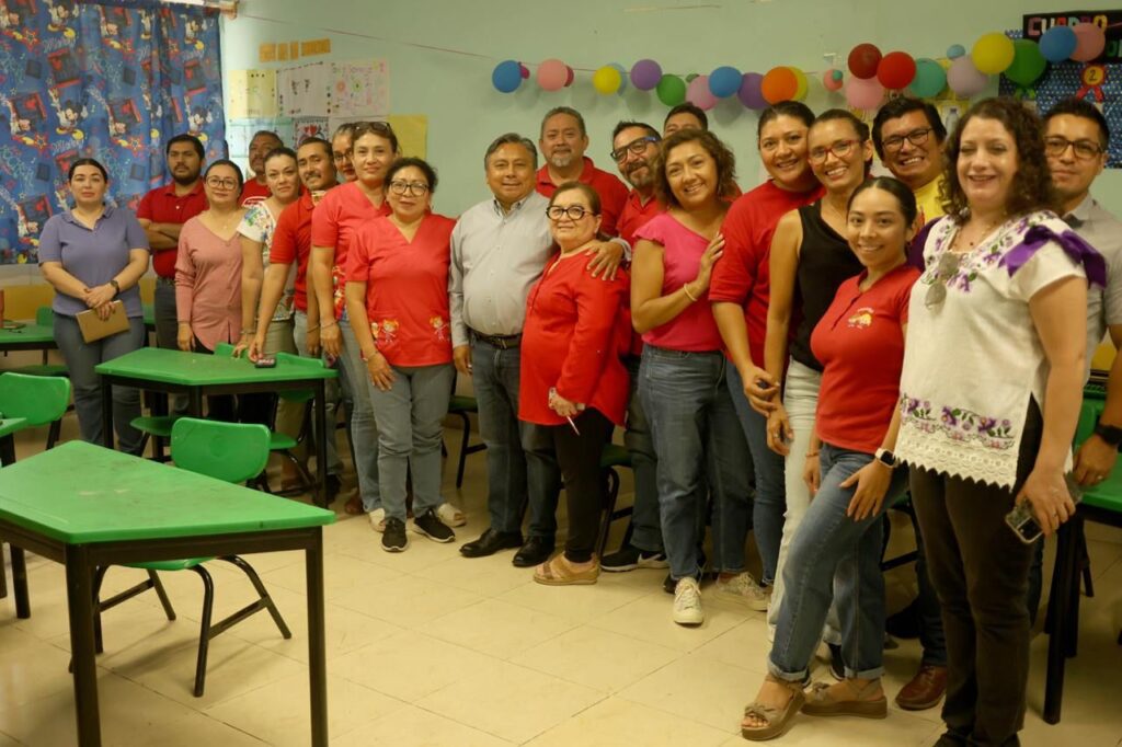 Realiza la SEGEY jornada de trabajo a favor de planteles educativos en el poniente y sur de Mérida