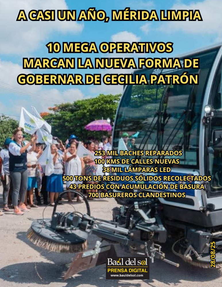 10 Mega Operativos de limpieza marcan la nueva forma de gobernar de Cecilia Patrón 10 MEGA OPERATIVOS INFO BUENA