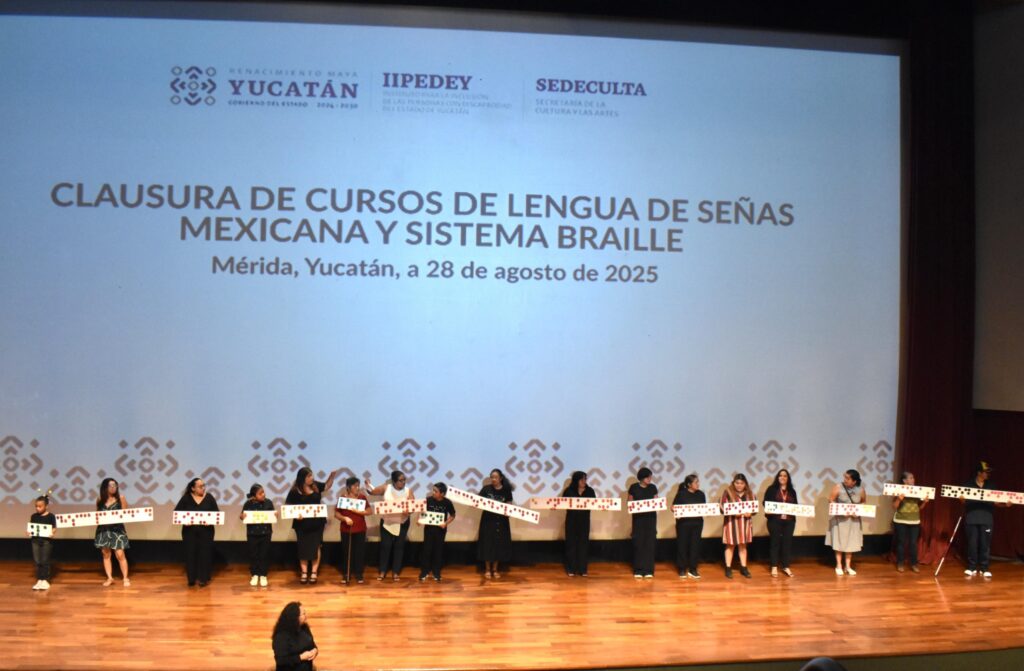 Clausura Iipedey cursos de Lengua de Señas Mexicana y Braille IMG 20250830 WA0028 1024x671