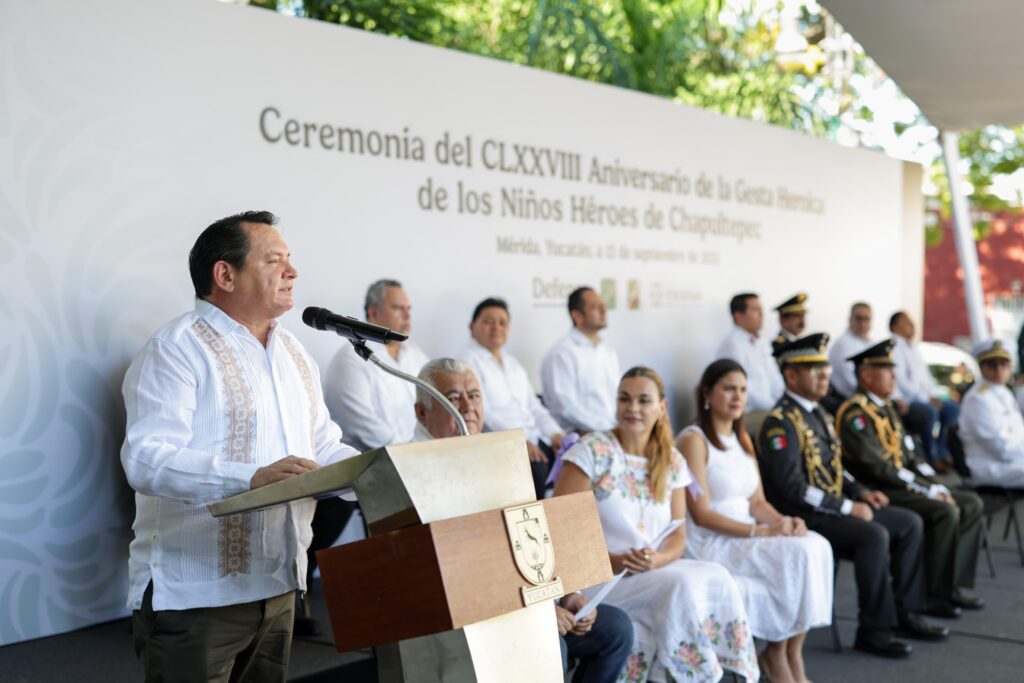 Conmemoran 178 aniversario de la gesta heroica de los Niños Héroes de Chapultepec IMG 20250913 WA0037 1024x683