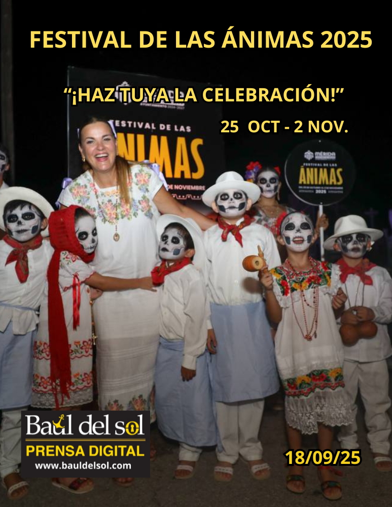 Las ánimas tomarán las calles de Mérida para compartir una tradición que nos hace únicos: Cecilia Patrón Oki Doki FESTIVAL DE LAS ANIMAS 2025
