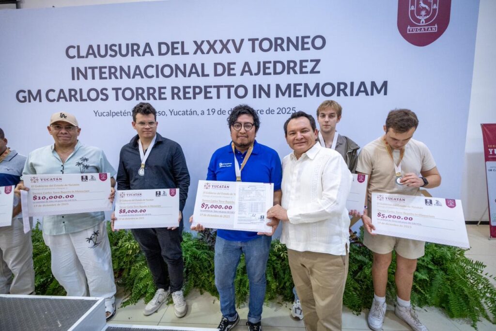 Yucatán se consolida como referente del ajedrez internacional Dd19100c 96dd 40f7 Bec2 9f9dc160a6cc 1024x683