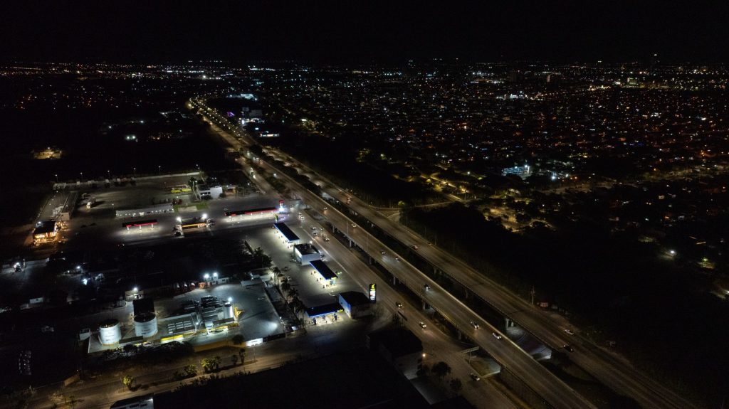 Con nueva iluminación, hacen más seguro el paso superior vehicular de Dzityá B694359e 50a7 4956 B97e 98a3328edc80 1024x575