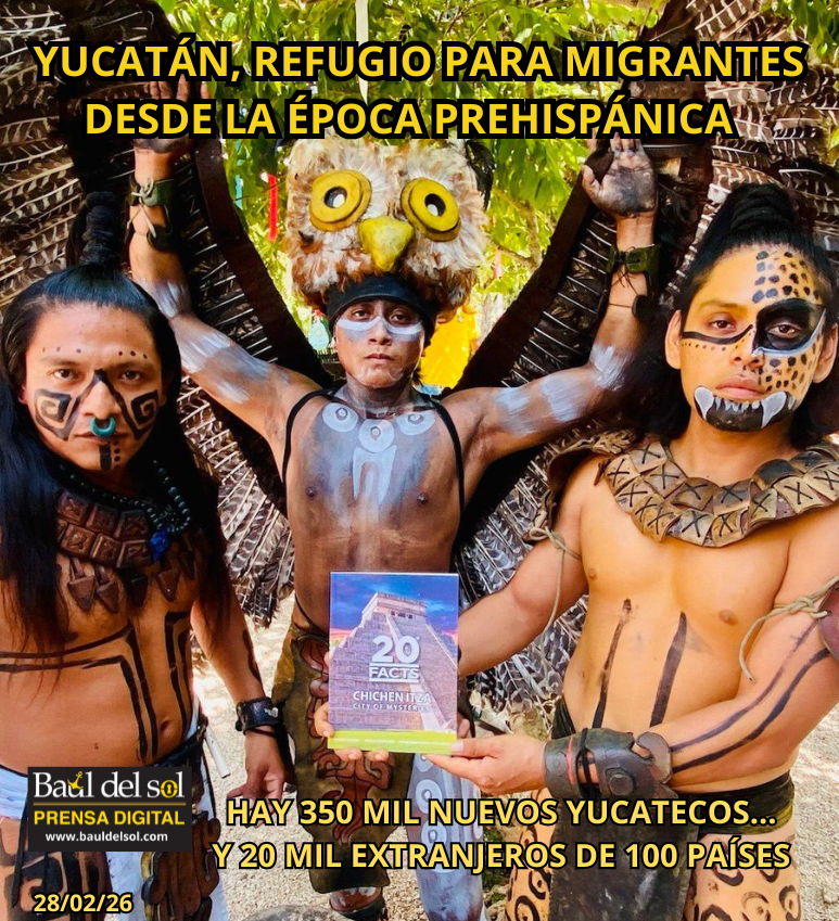 Yucatán, refugio para migrantes desde la época Prehispánica; hay 350 mil nuevos yucatecos… y contando INFOGRAFIA MIGRANTES