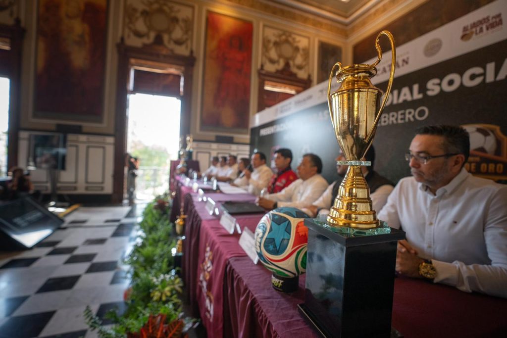 Presentan en Yucatán las seis Copas del Mundial Social 2026 WhatsApp Image 2026 02 27 At 16.31.54 1 1024x683