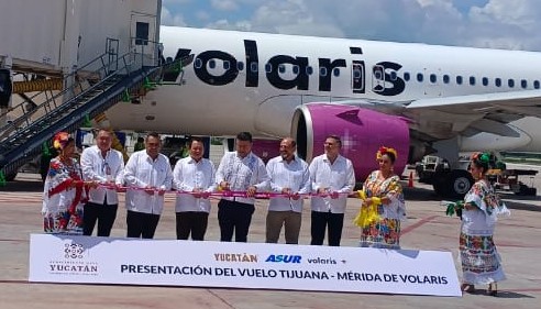 VOLARIS REACTIVA SU VUELO DIRECTO TIJUANA –MÉRIDA 1
