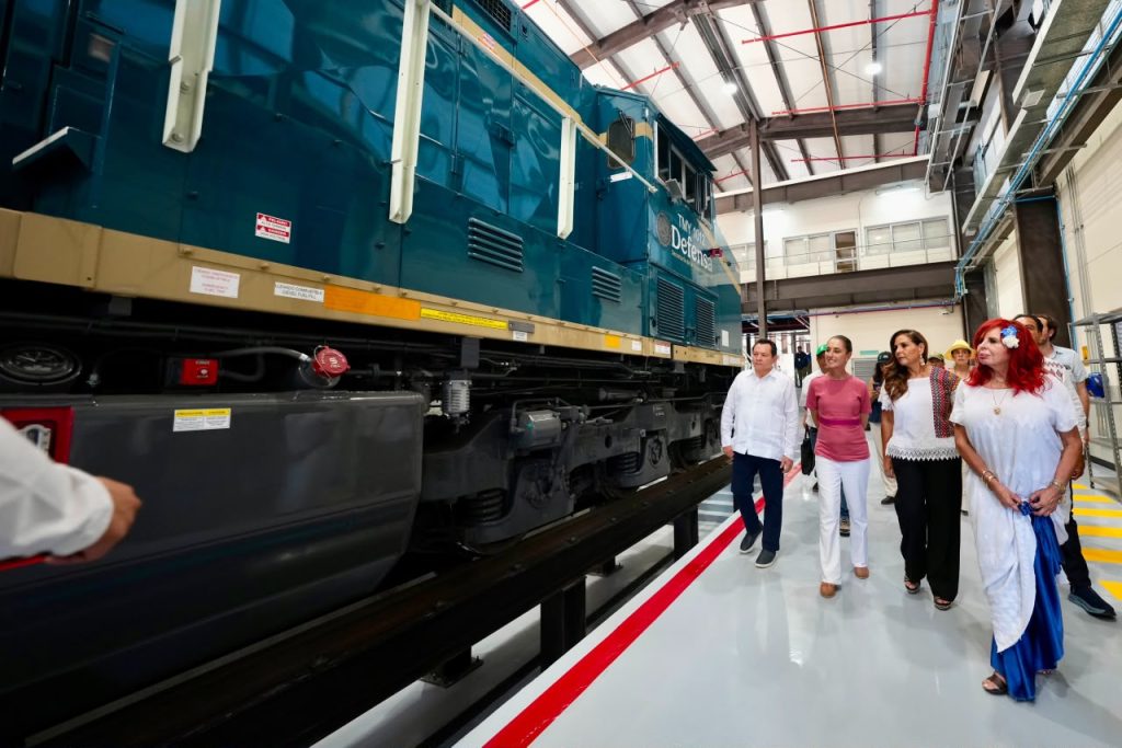 Supervisan los avances del Tren Maya de Carga