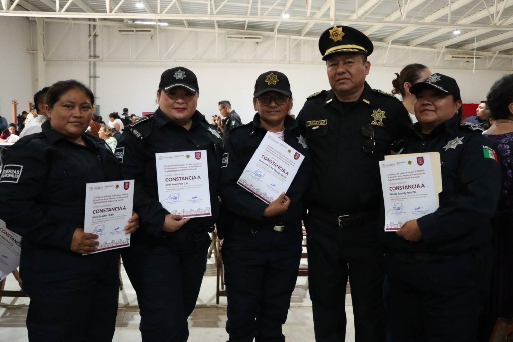 Policías municipales concluyen capacitación para atender violencia de género