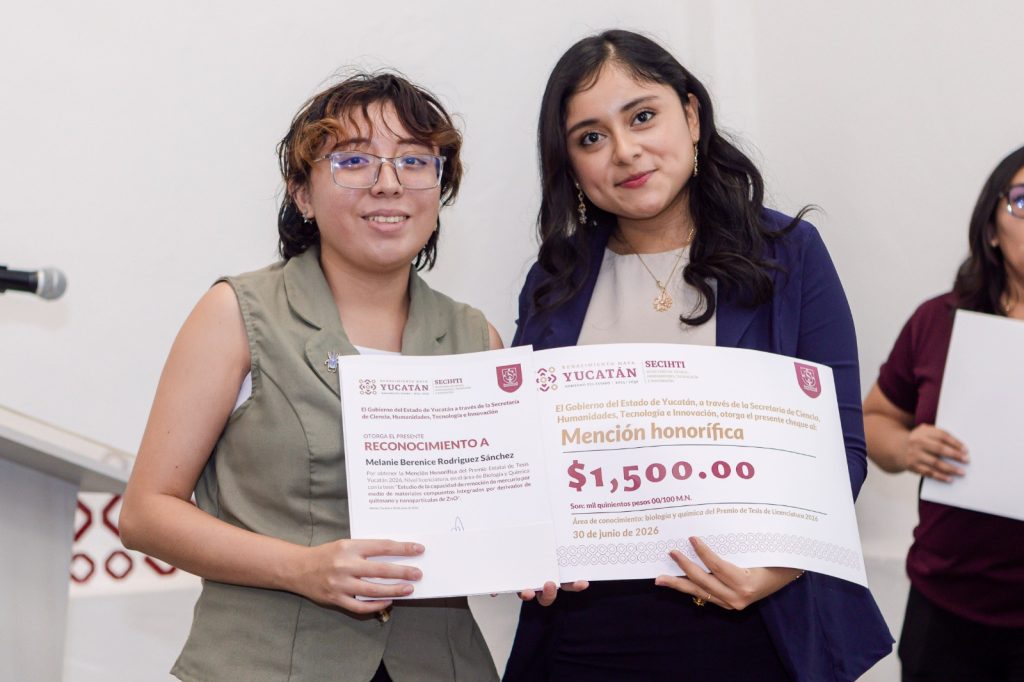 Gobierno del Renacimiento Maya reconoce talento científico de estudiantes yucatecos Reconocimientos a proyectos de creatividad, investigación e innovación.