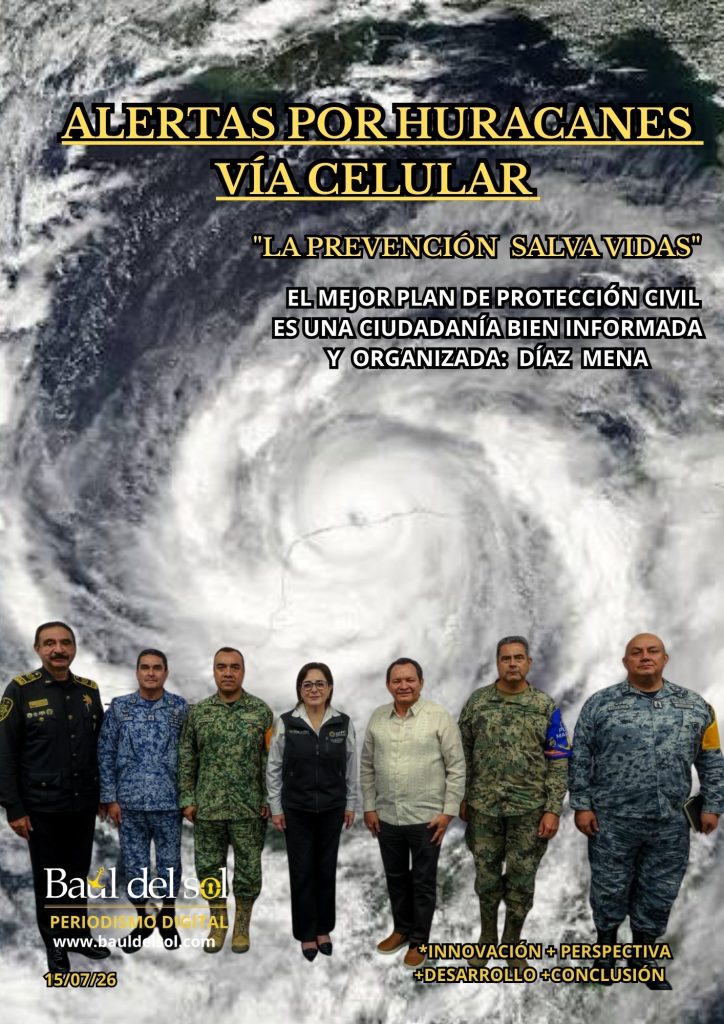 Por primera vez en la historia de Yucatán se emitirán alertas por huracanes vía celular HURACANES 724x1024