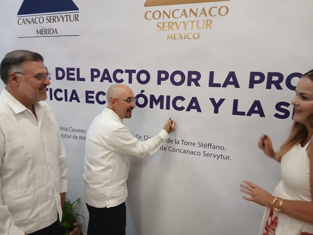 MÉRIDA FIRMA PACTO NACIONAL PARA FORTALECER EMPRESAS, EMPLEO Y SEGURIDAD