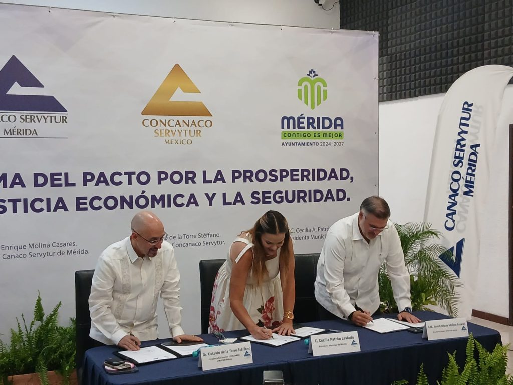 MÉRIDA FIRMA PACTO NACIONAL PARA FORTALECER EMPRESAS, EMPLEO Y SEGURIDAD