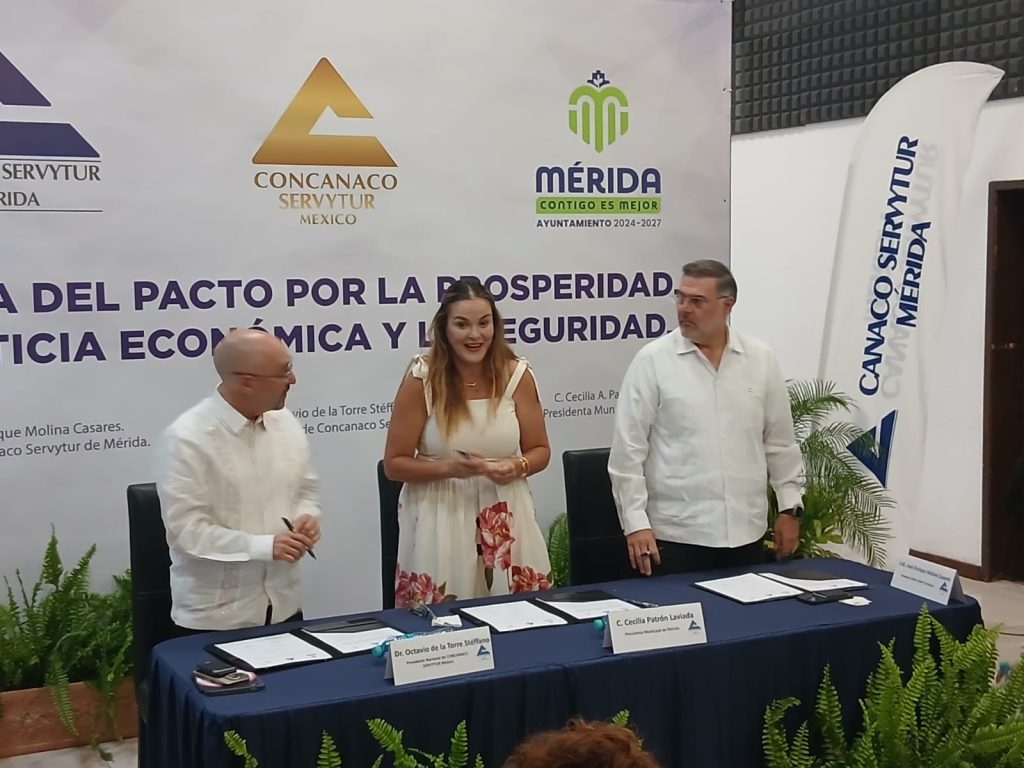 MÉRIDA FIRMA PACTO NACIONAL PARA FORTALECER EMPRESAS, EMPLEO Y SEGURIDAD