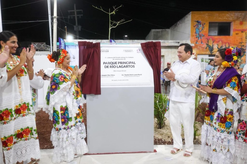 Río Lagartos estrena Parque Principal con inversión de 5 MDP