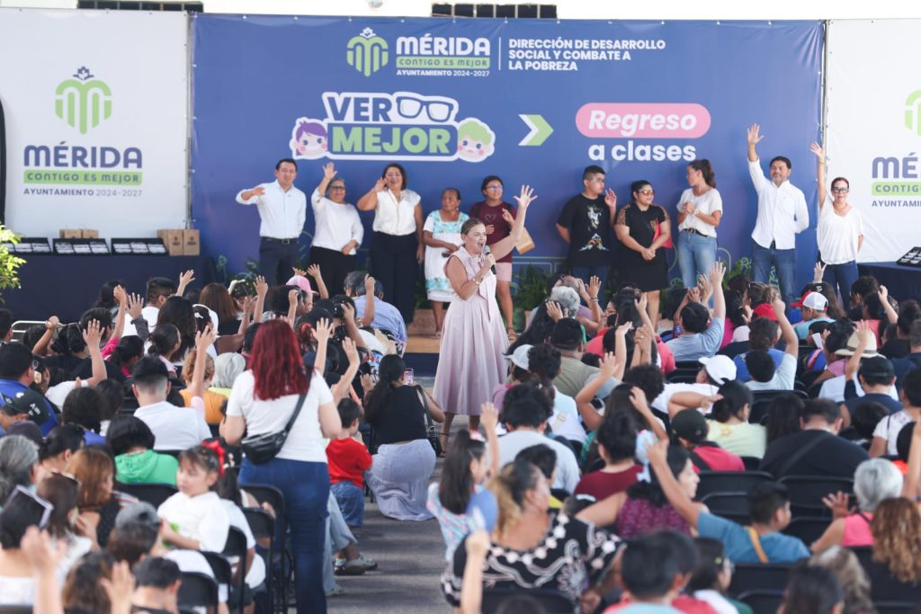 APOYO DIRECTO A LA ECONOMÍA FAMILIAR Y A LA SALUD VISUAL DE LA NIÑEZ MERIDANA.