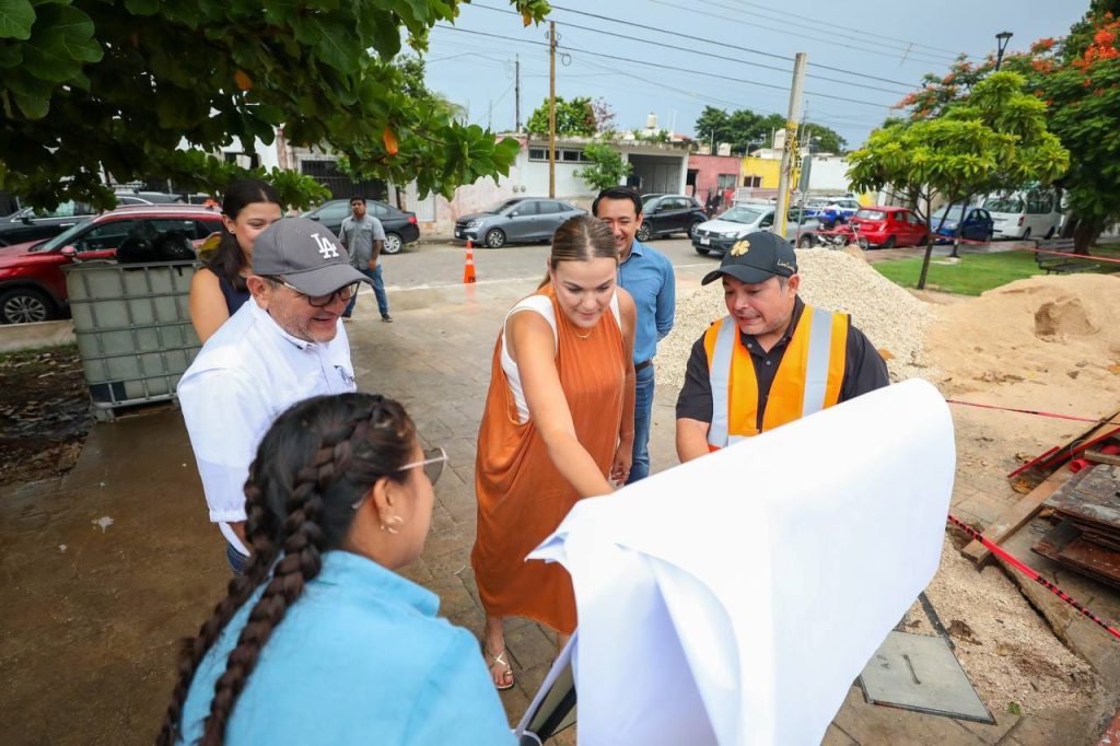Supervisa alcaldesa labores en Chenkú y Chichí Suárez.