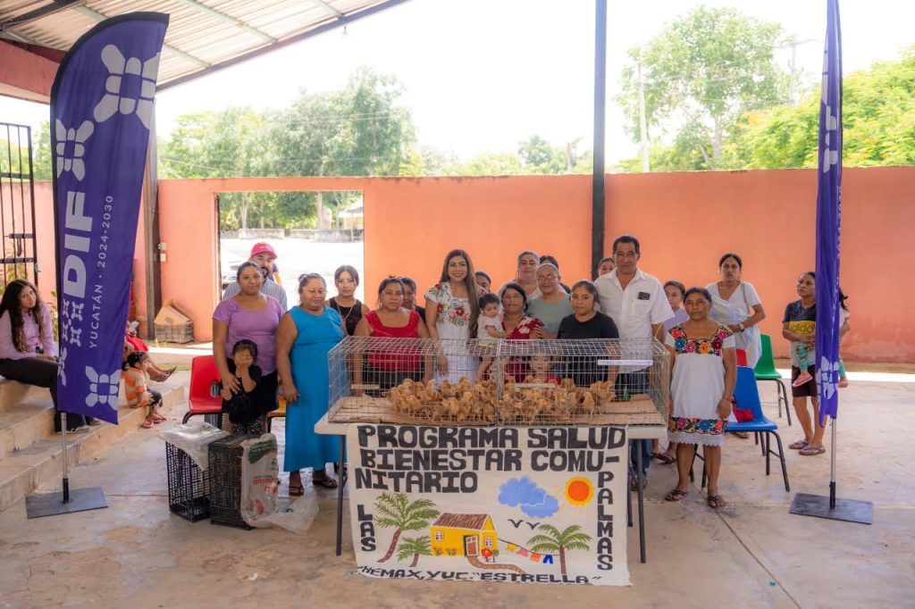 DIF YUCATÁN IMPULSA SEGURIDAD ALIMENTARIA DE FAMILIAS DE CHEMAX
