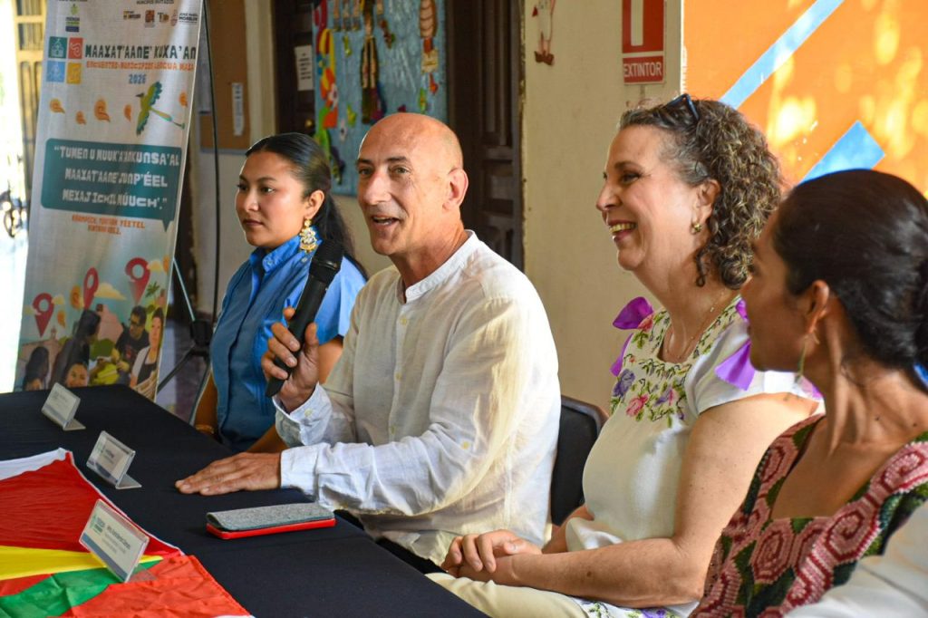 Mérida será sede del Primer Encuentro de Municipios por la Lengua Maya “Maayat’aane’ Kutxa’an”. MÉRIDA SERÁ SEDE DEL PRIMER ENCUENTRO DE MUNICIPIOS POR LA LENGUA MAYA “MAAYAT’AANE’ KUTXA’AN”.