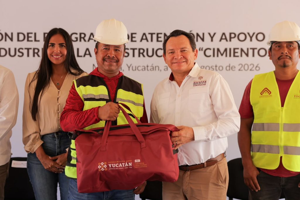“Cimientos del Renacimiento”, nuevo modelo de capacitación y bienestar laboral para trabajadores de la construcción