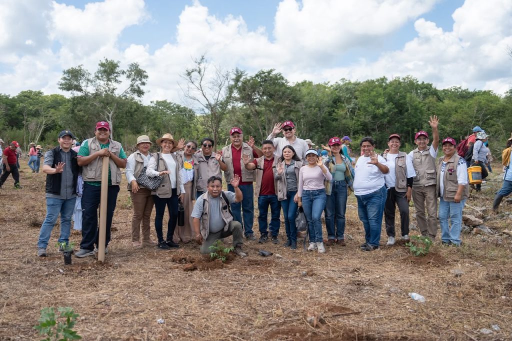Inicia la Jornada Nacional de Reforestación con 64 mil plantas nativas en Yucatán