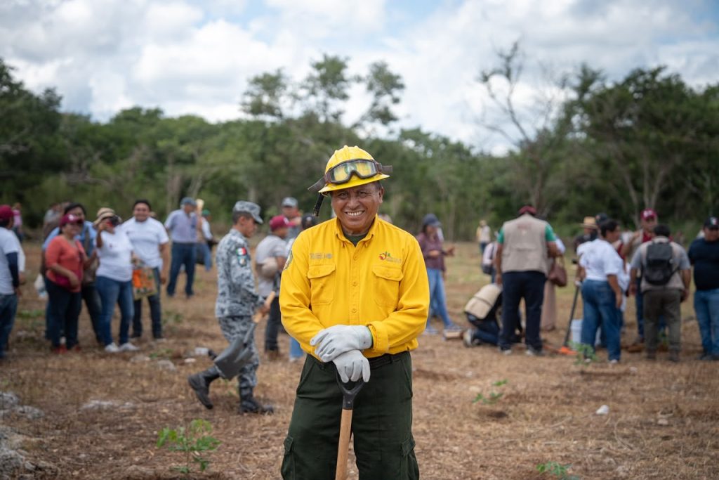 Inicia la Jornada Nacional de Reforestación con 64 mil plantas nativas en Yucatán