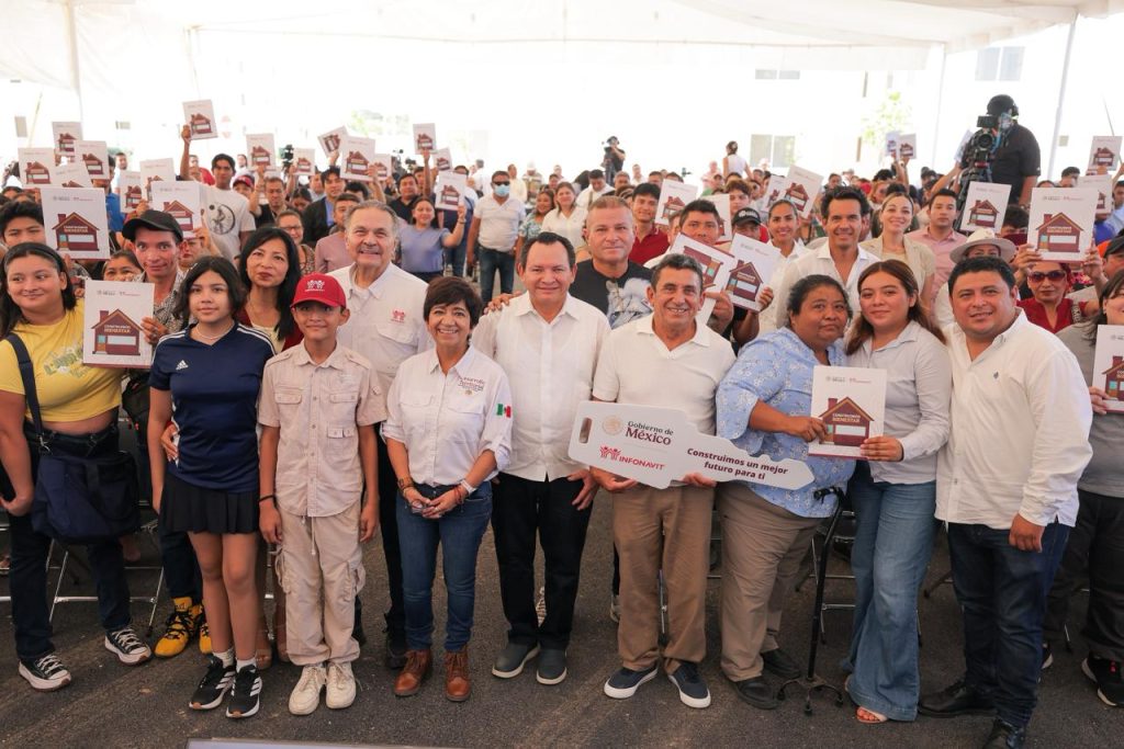 Hoy más de 47 mil familias yucatecas ya tienen vivienda propia: Díaz Mena