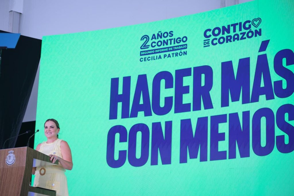 CECILIA PATRÓN ENFATIZA QUE GOBIERNA “SIN SOBERBIA Y SIN ANTEPONER INTERESES PERSONALES”