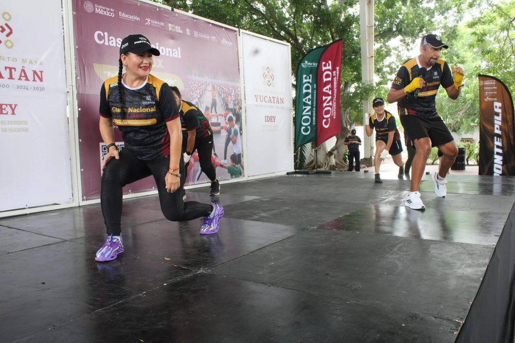 FOMENTAN EL DESARROLLO PERSONAL Y LA CONVIVENCIA SOCIAL CON CLASE NACIONAL DE BOXEO EN MÉRIDA