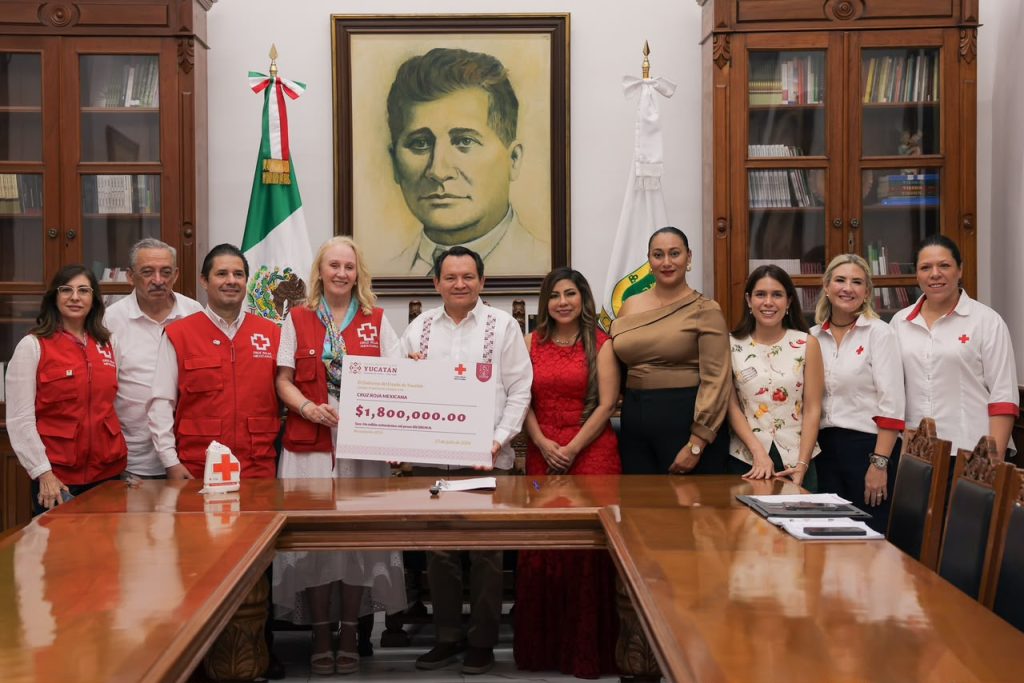 RENACIMIENTO MAYA RESPALDA A LA CRUZ ROJA CON 1.8