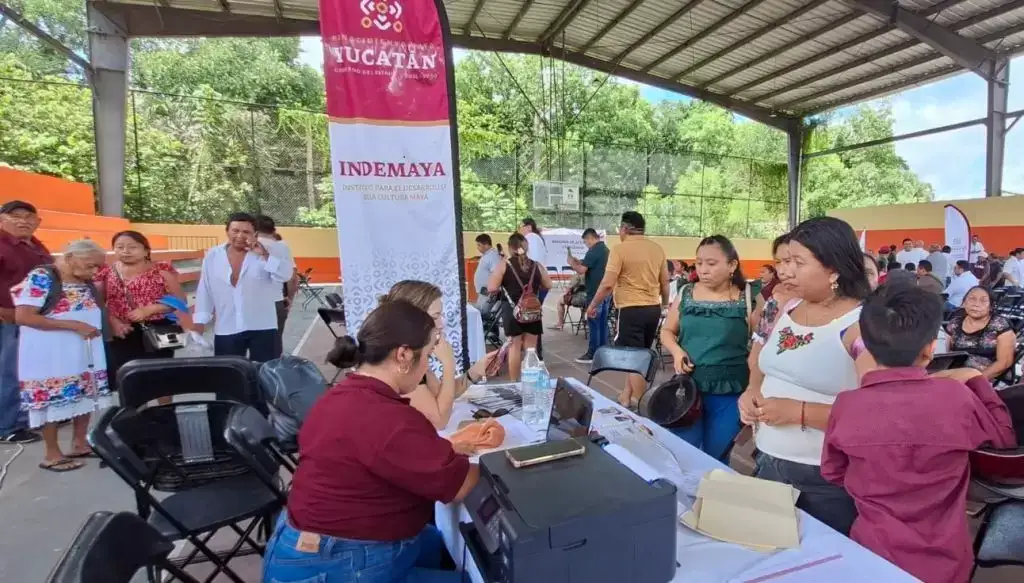 INDEMAYA FACILITA TRÁMITES Y SERVICIOS A HABITANTES DE CHICHIMILÁ
