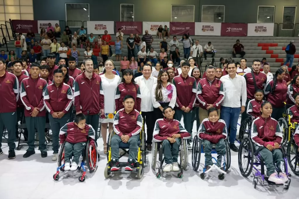 DELEGACIÓN YUCATECA DE 76 ATLETAS RUMBO A LA PARALIMPIADA NACIONAL CONADE 2026