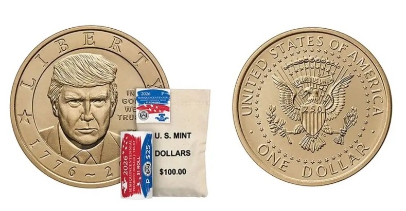 Trump hasta en el bolsillo: su moneda de un dólar se agota en cuestión de horas