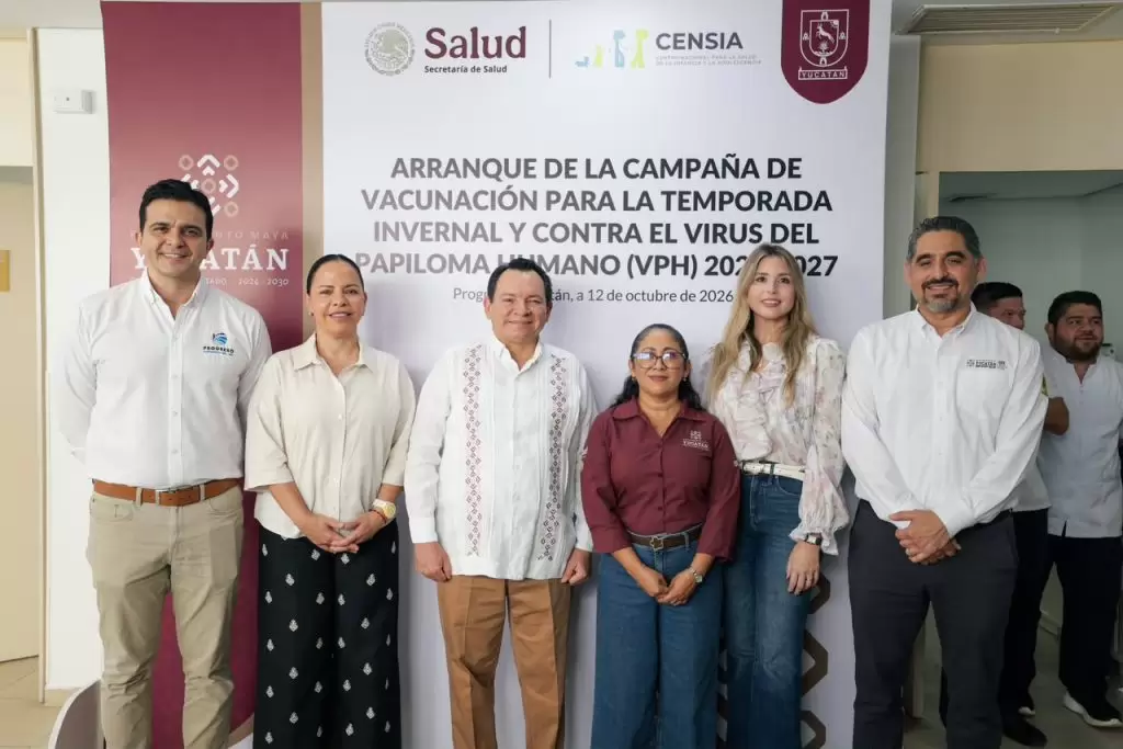 Vacunarse es proteger la vida: campaña invernal llegará a los 106 municipios de Yucatán
