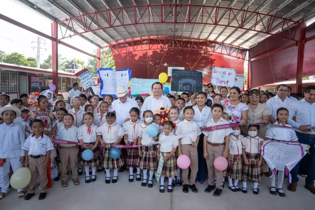 Renacimiento Maya invierte 7 MDP en infraestructura educativa digna en Sucilá