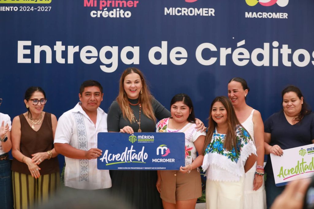 Cecilia Patrón impulsa la economía de Mérida con créditos sin intereses para mujeres y emprendedores